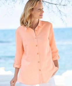 Linen Rich Overshirt -Damart shop 61763 06260 D 1 HD 3