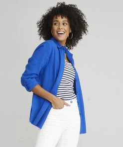 Linen Rich Overshirt -Damart shop 61763 20535 D 1 HD 3