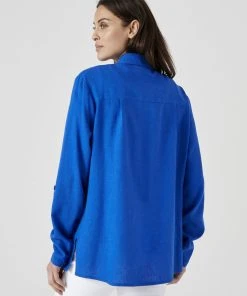 Linen Rich Overshirt -Damart shop 61763 20535 D 3 HD 3