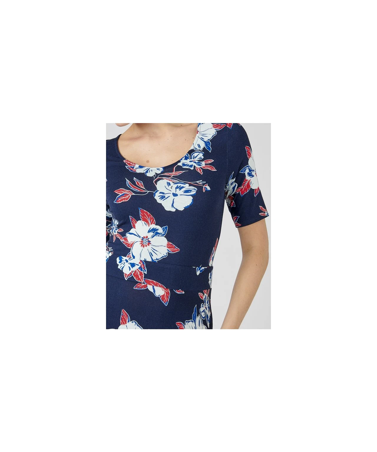 Floral Flared Dress 4 Floral Flared Dress - Image 2