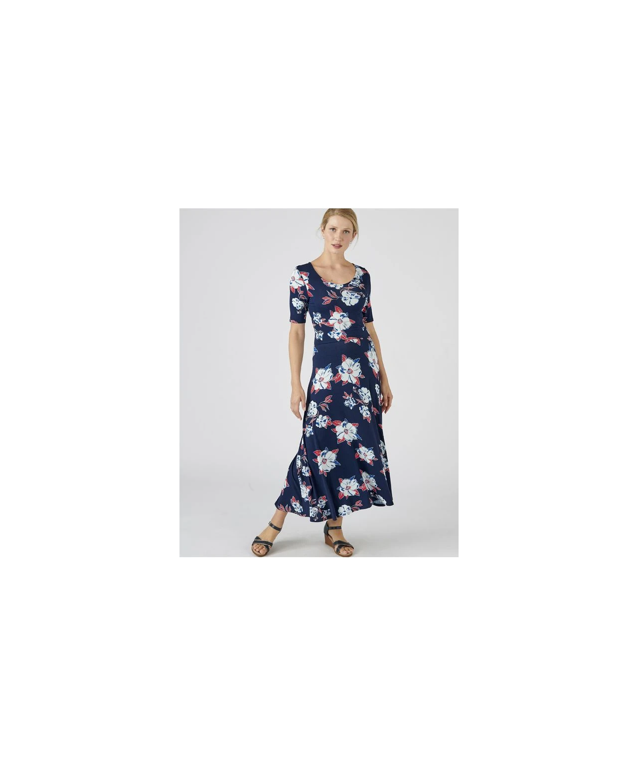 Floral Flared Dress 3 Floral Flared Dress