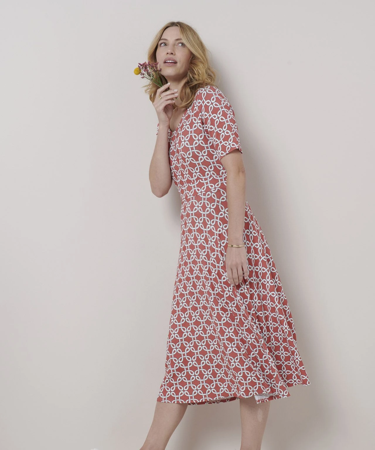 Floral Flared Dress 11 Floral Flared Dress - Image 9