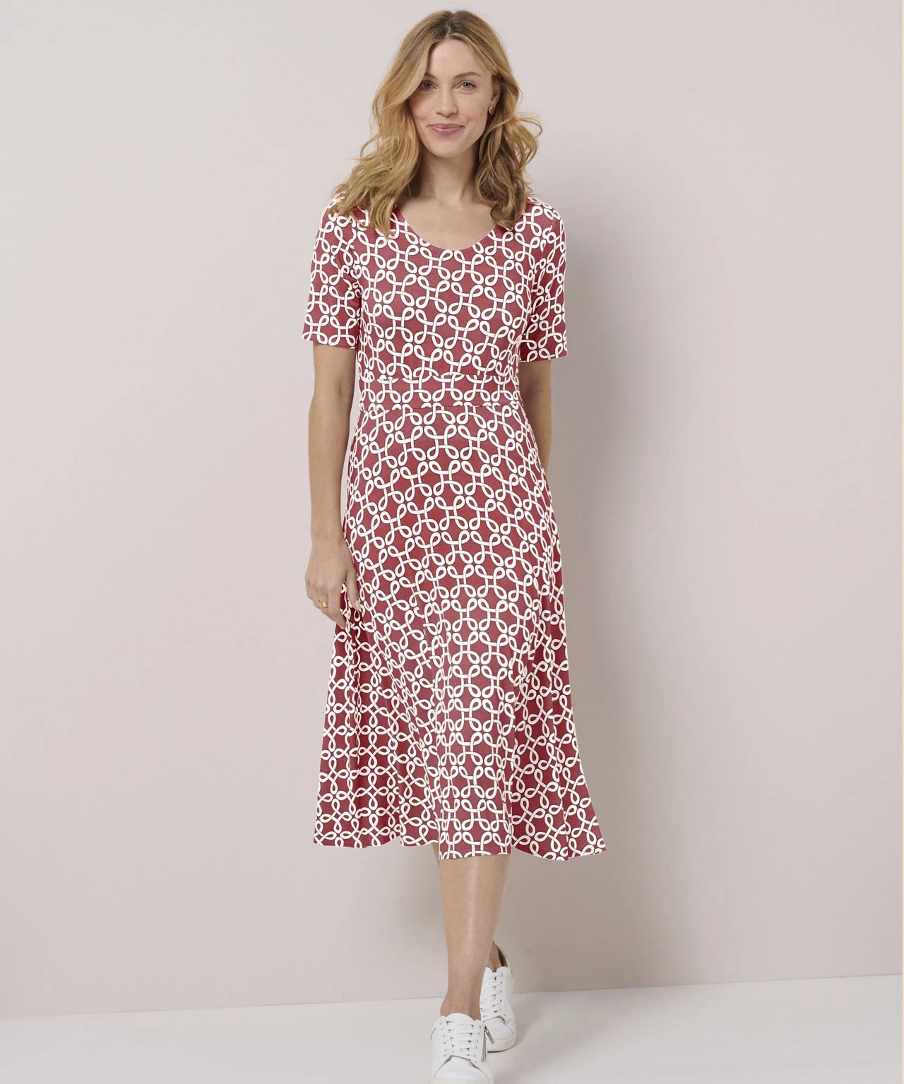 Floral Flared Dress 12 Floral Flared Dress - Image 10