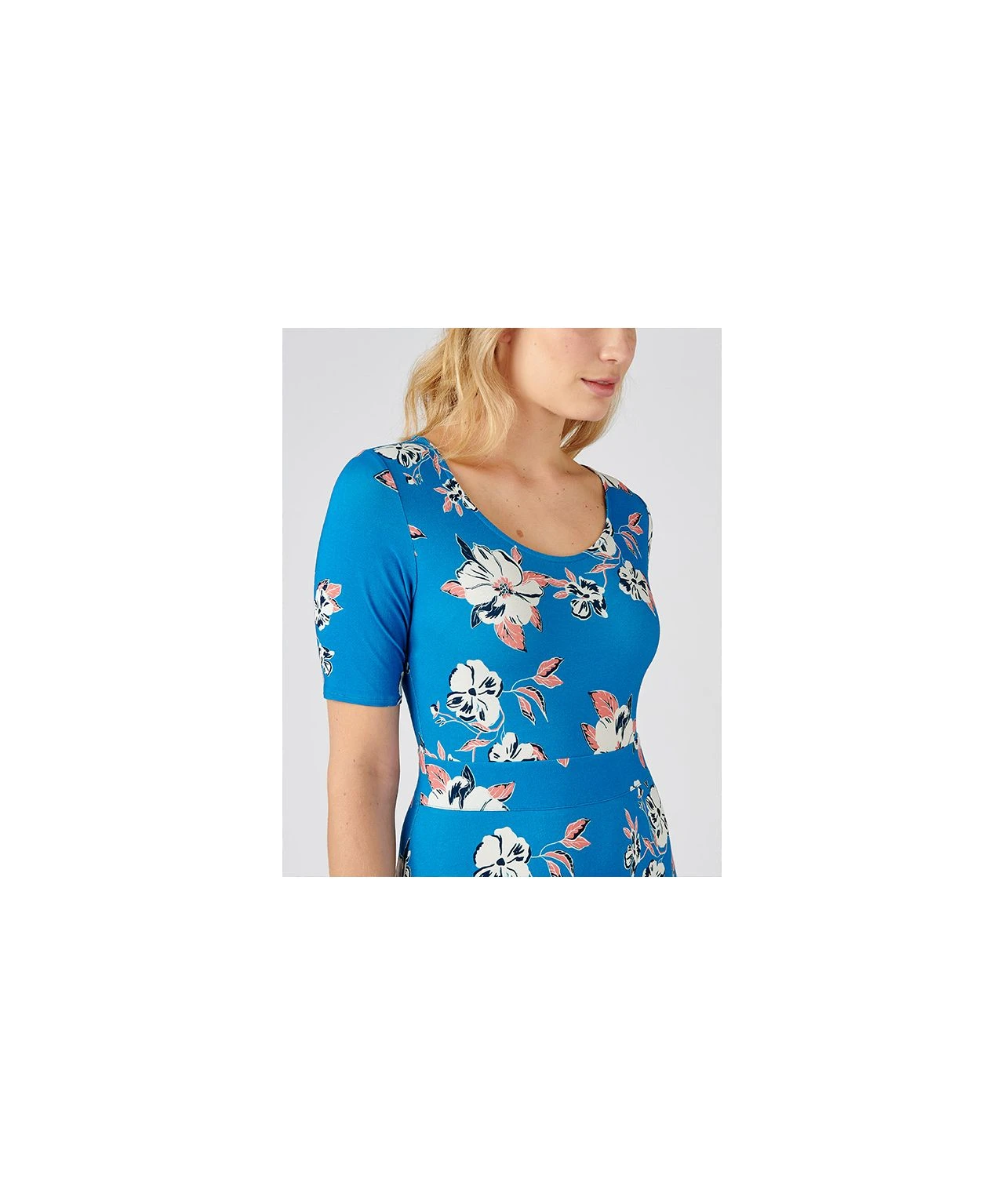 Floral Flared Dress 17 Floral Flared Dress - Image 15