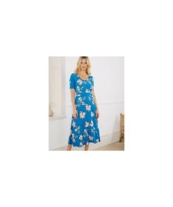 Floral Flared Dress 32 Floral Flared Dress -Damart shop 62127 25352 F 1 HD 3