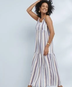 Stripe Dress 9 Stripe Dress -Damart shop 62455 24205 D 1 HD 3