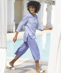 Crop Trousers -Damart shop 62641 20222 D 1 HD 3