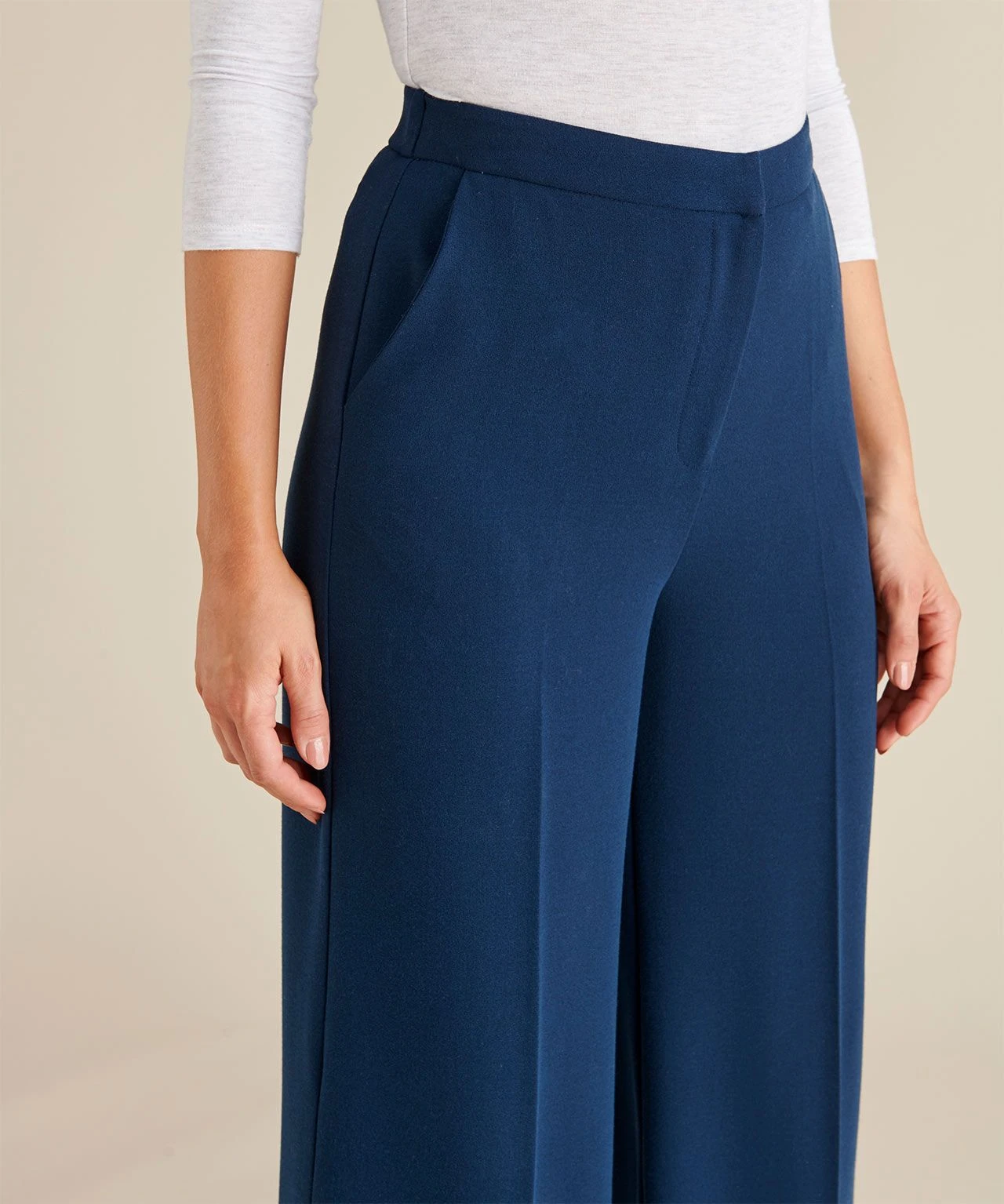 Crepe Wide Leg Trousers 4 Crepe Wide Leg Trousers - Image 2