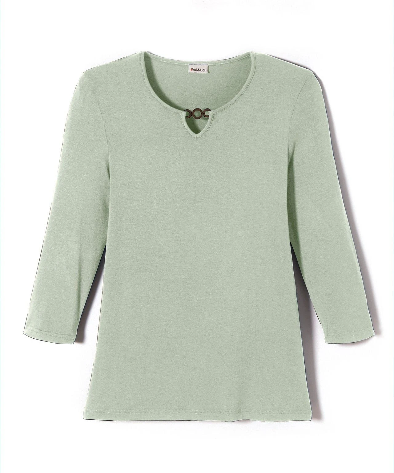 Neck Detail T-Shirt 4 Neck Detail T-Shirt - Image 2