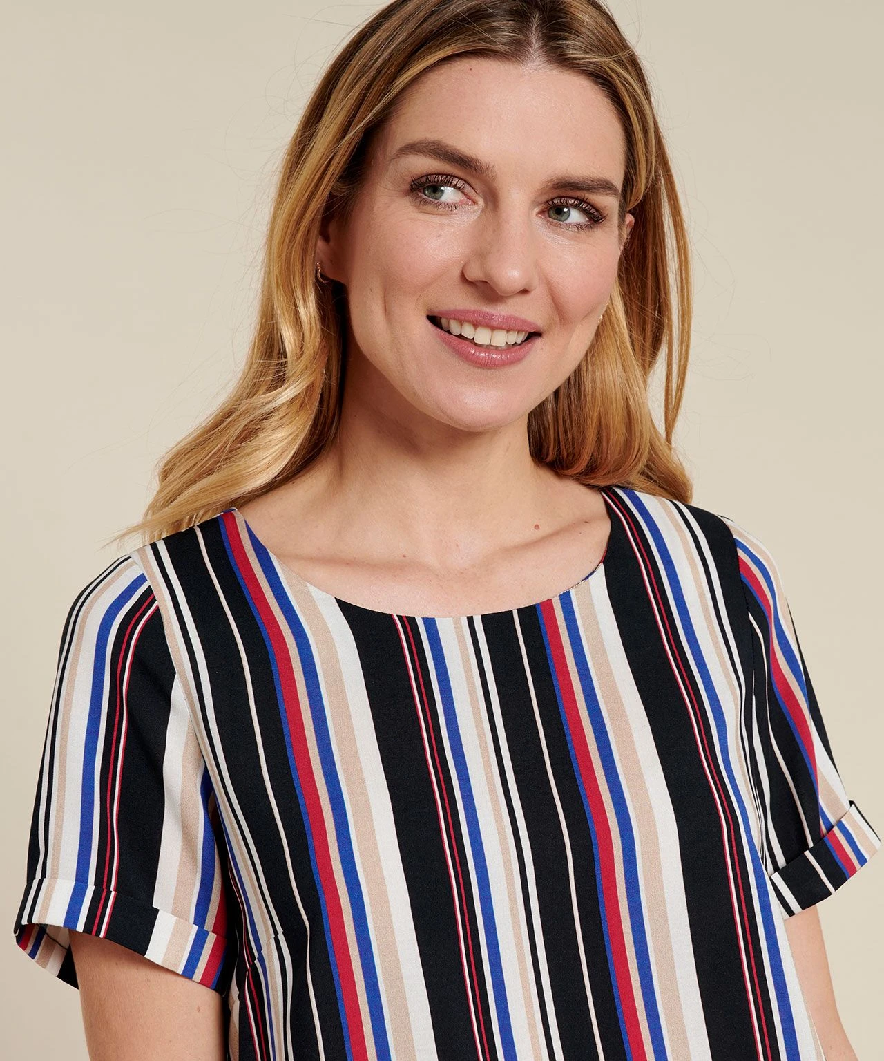 Stripe Blouse 5 Stripe Blouse - Image 3