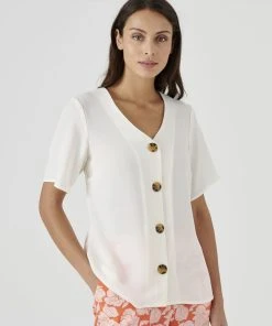 Button-front Blouse -Damart shop 64161 01030 D 1 HD 3