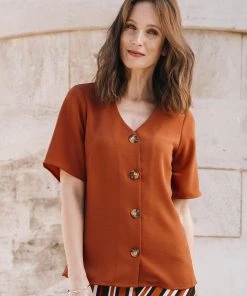 Button-front Blouse -Damart shop 64161 10280 F 1 HD 3