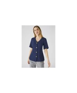 Button-front Blouse -Damart shop 64161 20793 F 1 HD 3