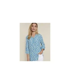 Printed Blouse -Damart shop 64914 22771 D 1 HD 3