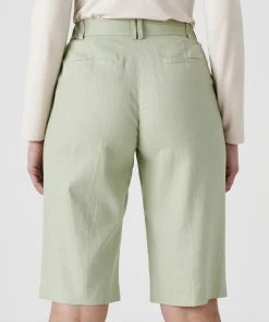 Linen Blend Shorts -Damart shop 65048 21687 D 2 HD 3