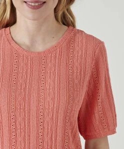 Macramé Detail T-shirt 29 Macramé Detail T-shirt -Damart shop 66370 20240 D 3 HD 3