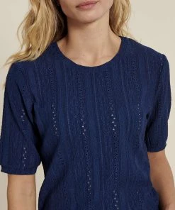 Macramé Detail T-shirt 33 Macramé Detail T-shirt -Damart shop 66370 20793 D 3 HD 3