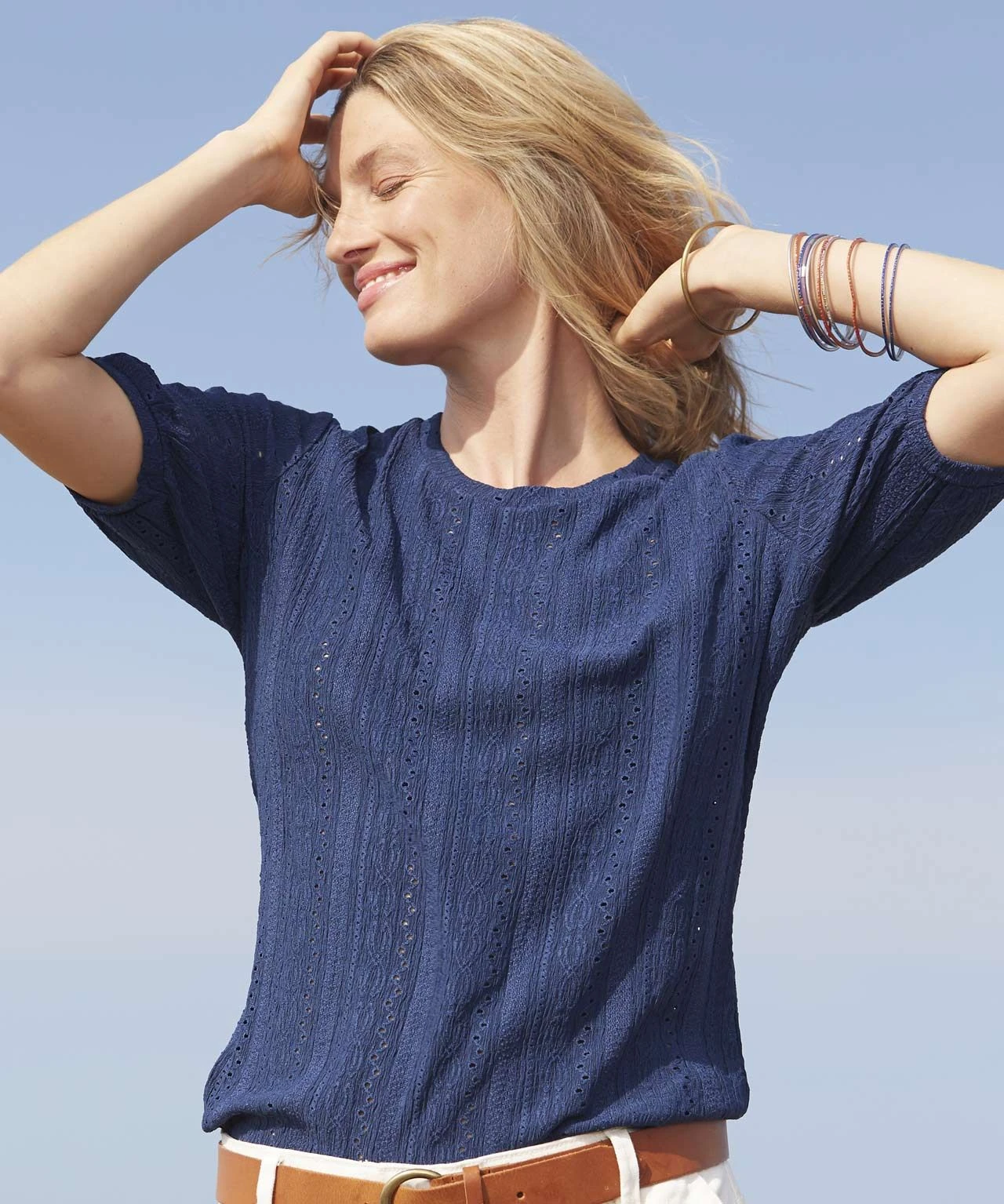 Macramé Detail T-shirt 11 Macramé Detail T-shirt - Image 9