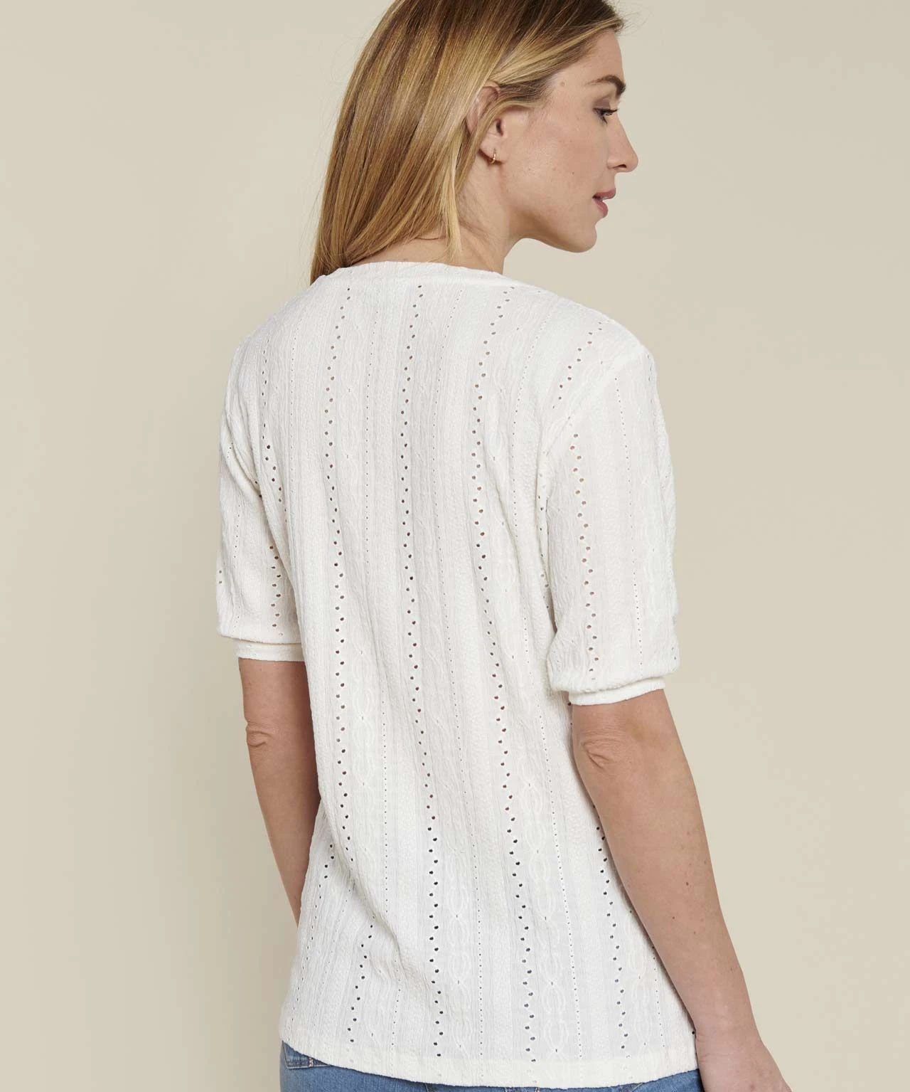 Macramé Detail T-shirt 6 Macramé Detail T-shirt - Image 4