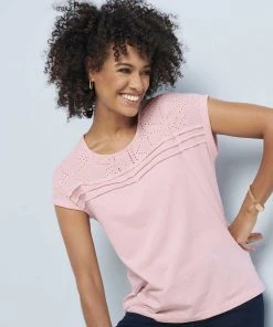 Detailed T-shirt 19 Detailed T-shirt -Damart shop 66653 21382 F 1 HD 3