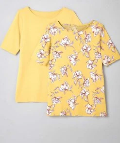 Pack Of 2 T-shirts -Damart shop 66655 24267 F 1 HD 3