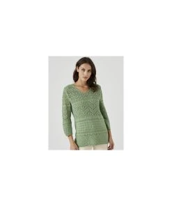 Pointelle Jumper 14 Pointelle Jumper -Damart shop 66872 21985 F 1 HD 3