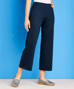 Crop Ponte Trousers