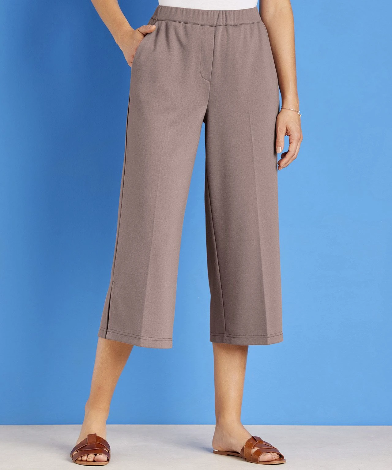 Crop Ponte Trousers 4 Crop Ponte Trousers - Image 2