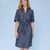 Denim Tencel Dress -Damart shop 67924 22335 F 1 HD 3