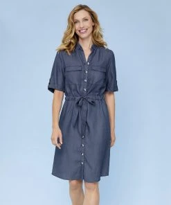Denim Tencel Dress