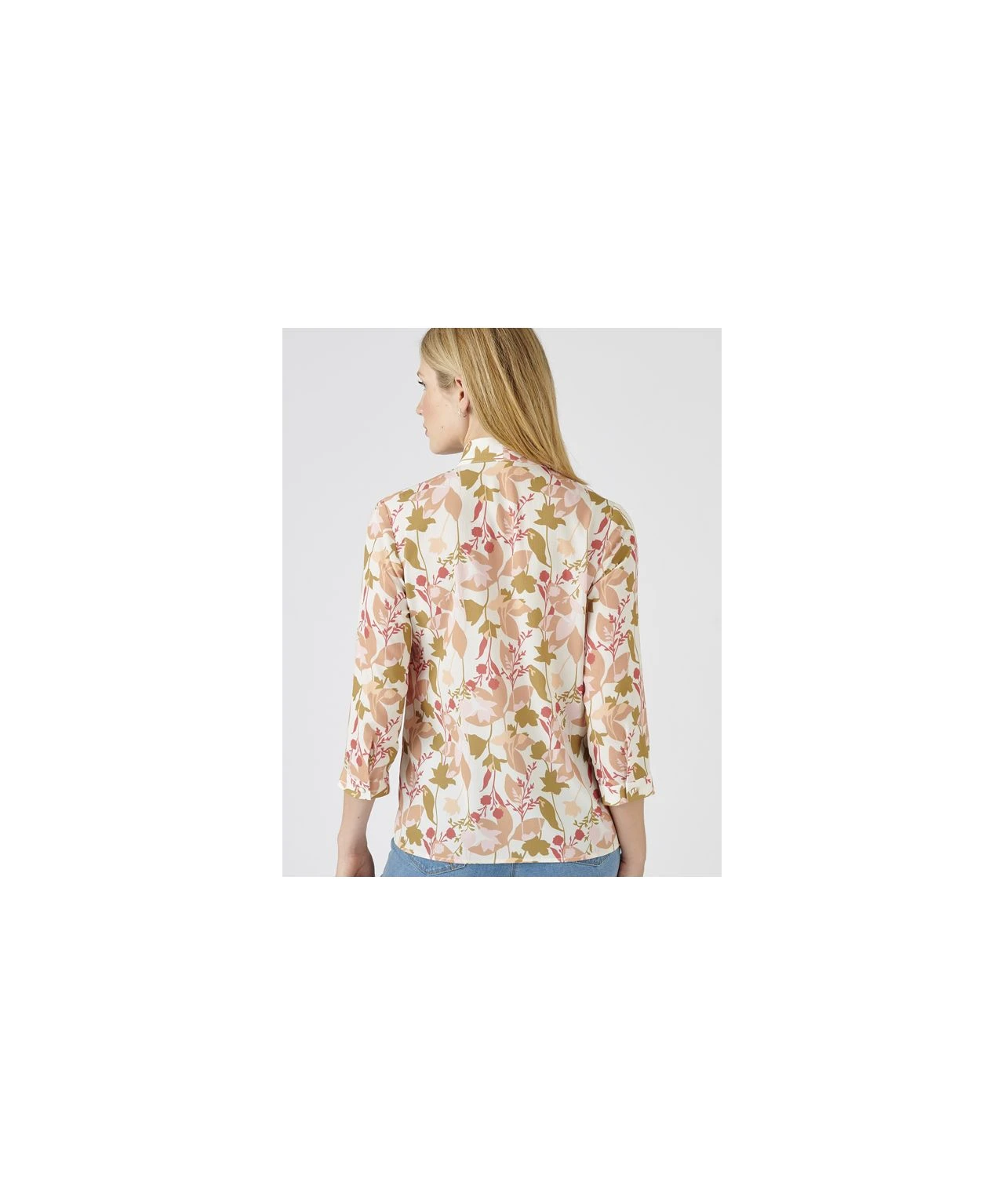 Tie Neck Print Blouse 10 Tie Neck Print Blouse - Image 8