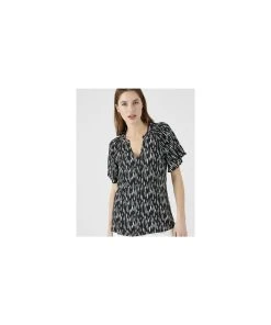 Printed Blouse 14 Printed Blouse -Damart shop 68536 24733 D 1 HD 3