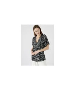 Printed Blouse 16 Printed Blouse -Damart shop 68536 24733 F 1 HD 3