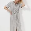 Button-Through Linen Mix Dress 1 Button-Through Linen Mix Dress -Damart shop 68827 23105 F 1 HD 3