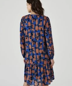 Print Tiered Dress -Damart shop 68883 23647 D 2 HD 3