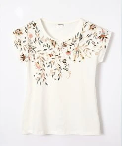 Printed T-Shirt 17 Printed T-Shirt -Damart shop 68950 21036 D 1 HD 3