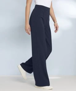 Wide-Leg Trousers -Damart shop 69240 20793 D 1 HD 3