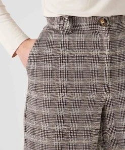 7/8 Knitted Check Trousers -Damart shop 69241 23388 D 3 HD 3