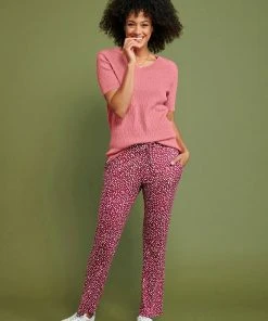 Print Jersey Trousers