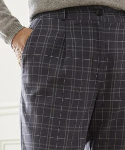 Check Flannel Trousers -Damart shop 69697 23704 D 3 HD 3