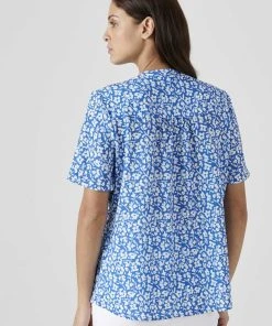 Fluted Sleeve Blouse -Damart shop 70037 24066 D 2 HD 3