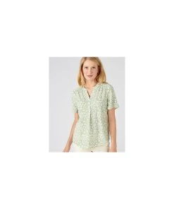 Fluted Sleeve Blouse -Damart shop 70037 25375 F 1 HD 3