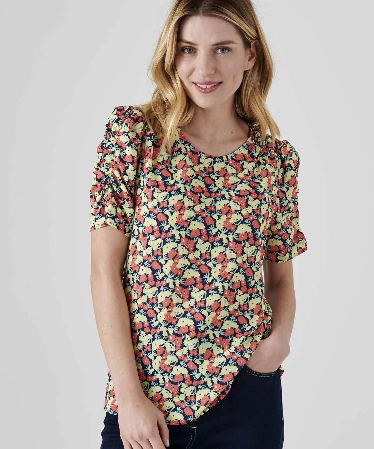 Sleeve Detail Blouse 4 Sleeve Detail Blouse - Image 2