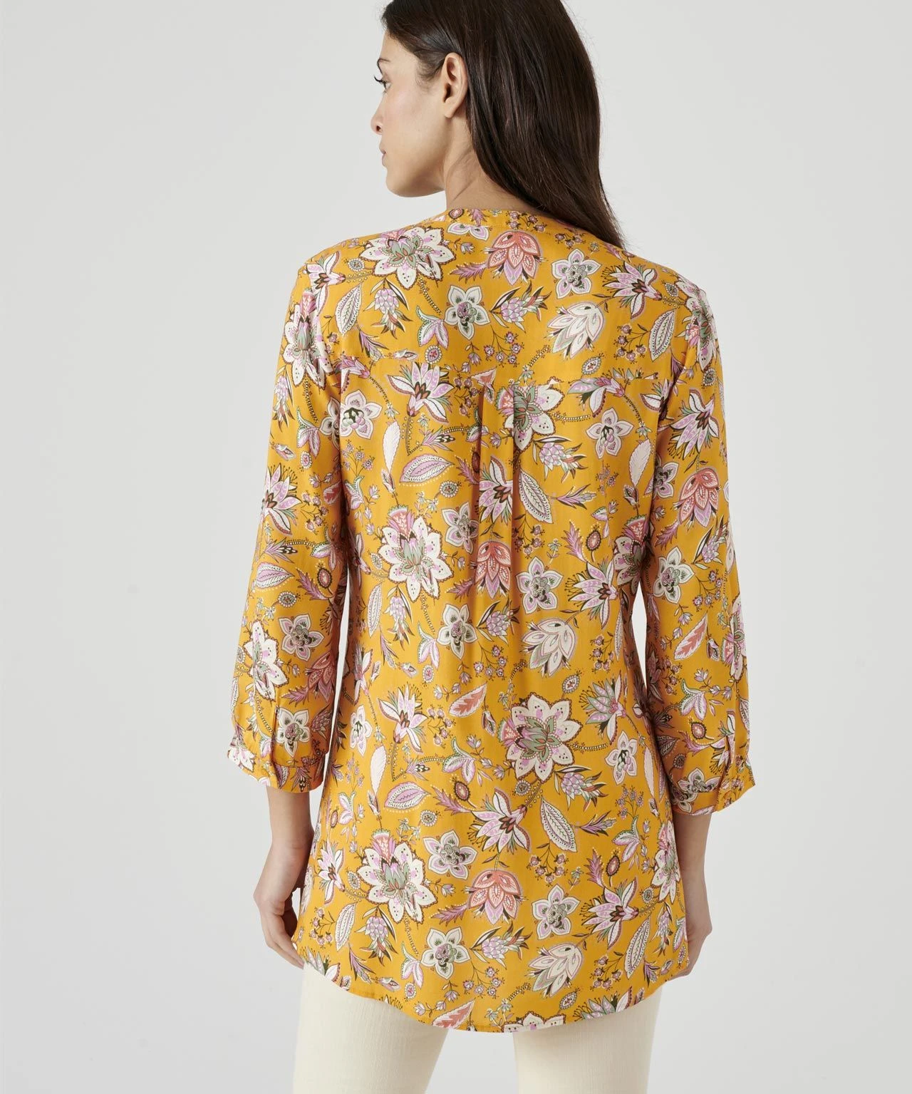 Yellow Floral Blouse 5 Yellow Floral Blouse - Image 3