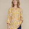 Yellow Floral Blouse -Damart shop 70043 24040 F 1 HD 3