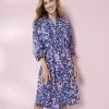 Print Button-through Dress -Damart shop 70794 23746 F 1 HD 3