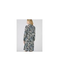 Blue Floral Print Dress 17 Blue Floral Print Dress -Damart shop 70798 25156 D 2 HD 3