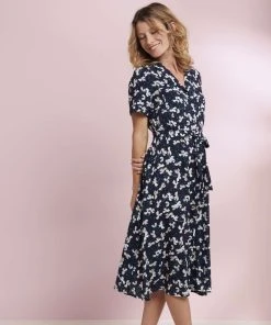 Button-through Print Dress -Damart shop 70820 24030 F 1 HD 3