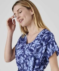 Print Shift Dress -Damart shop 70856 23954 D 3 HD 3