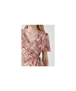 Print Mock Wrap Dress -Damart shop 70880 24240 D 3 HD 3